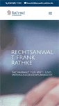 Mobile Screenshot of anwalt-rathke.de