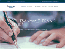 Tablet Screenshot of anwalt-rathke.de